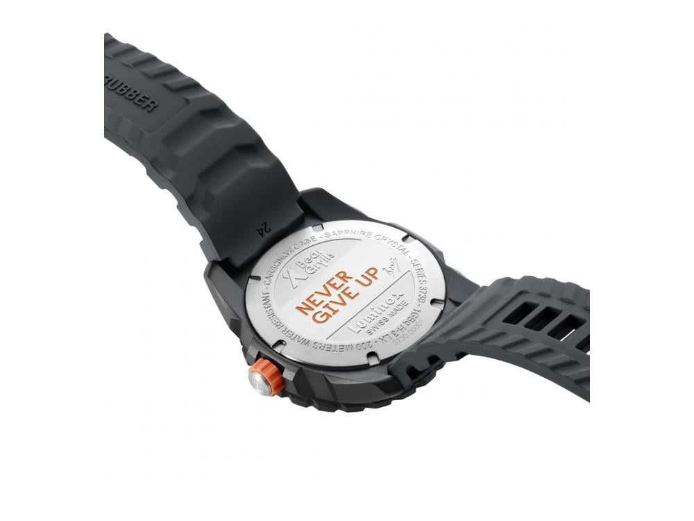 Montre à Quartz Luminox Bear Grylls Survival, CARBONOX™, Noir, 43 mm, XB.3731