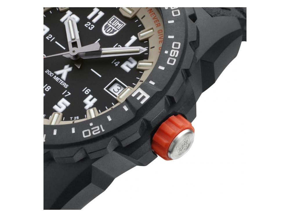 Montre à Quartz Luminox Bear Grylls Survival, CARBONOX™, Noir, 43 mm, XB.3731
