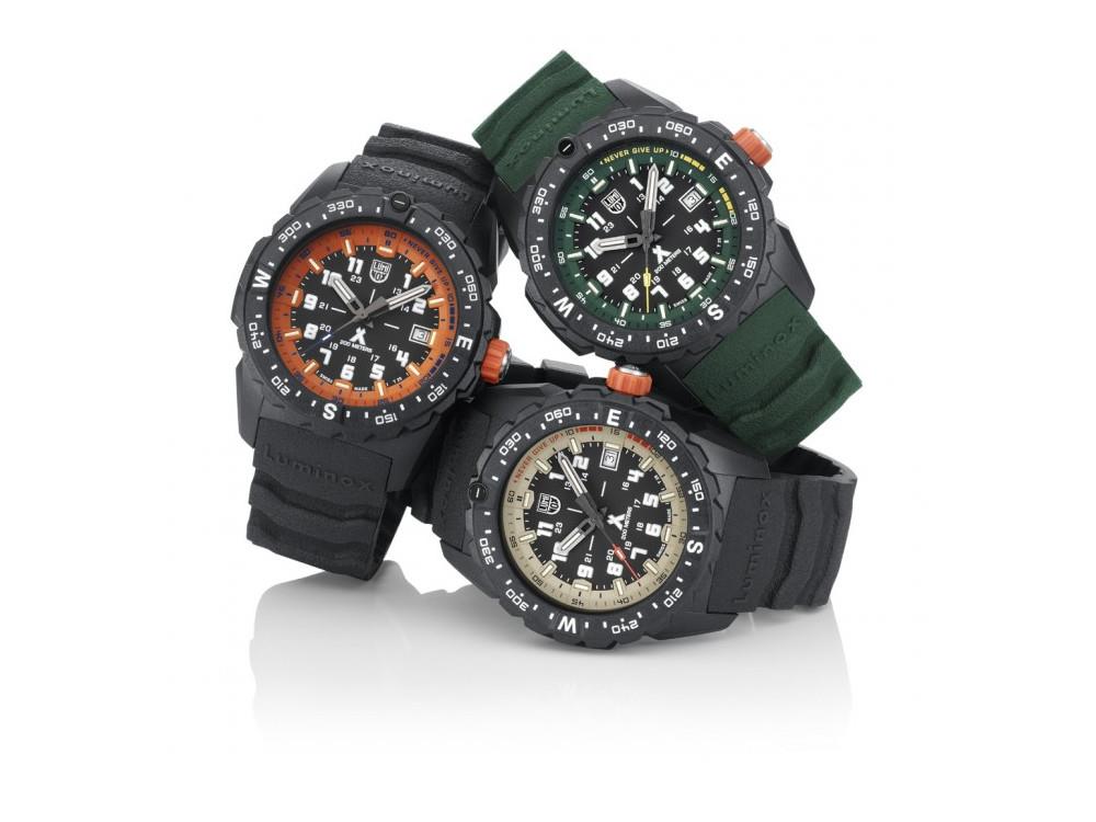 Montre à Quartz Luminox Bear Grylls Survival, CARBONOX™, Noir, 43 mm, XB.3731