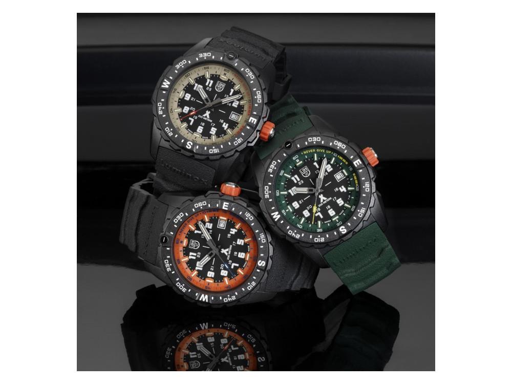 Montre à Quartz Luminox Bear Grylls Survival, CARBONOX™, Noir, 43 mm, XB.3731