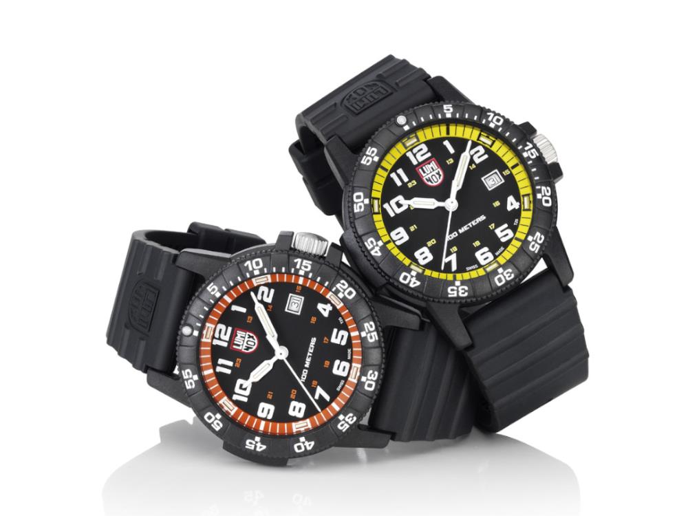 Montre à Quartz Luminox Sea Turtle, Orange, CARBONOX™, 44 mm, XS.0329.1