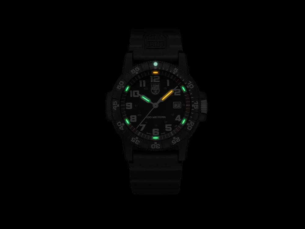 Montre à Quartz Luminox Leatherback Sea Turtle Giant, Noir, XS.0335