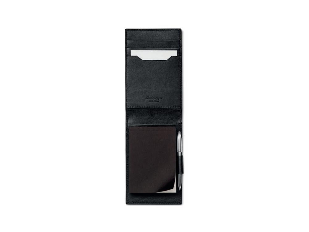 Pocket Pad Montegrappa Signet Series, Cuir, Noir, IC00HN01