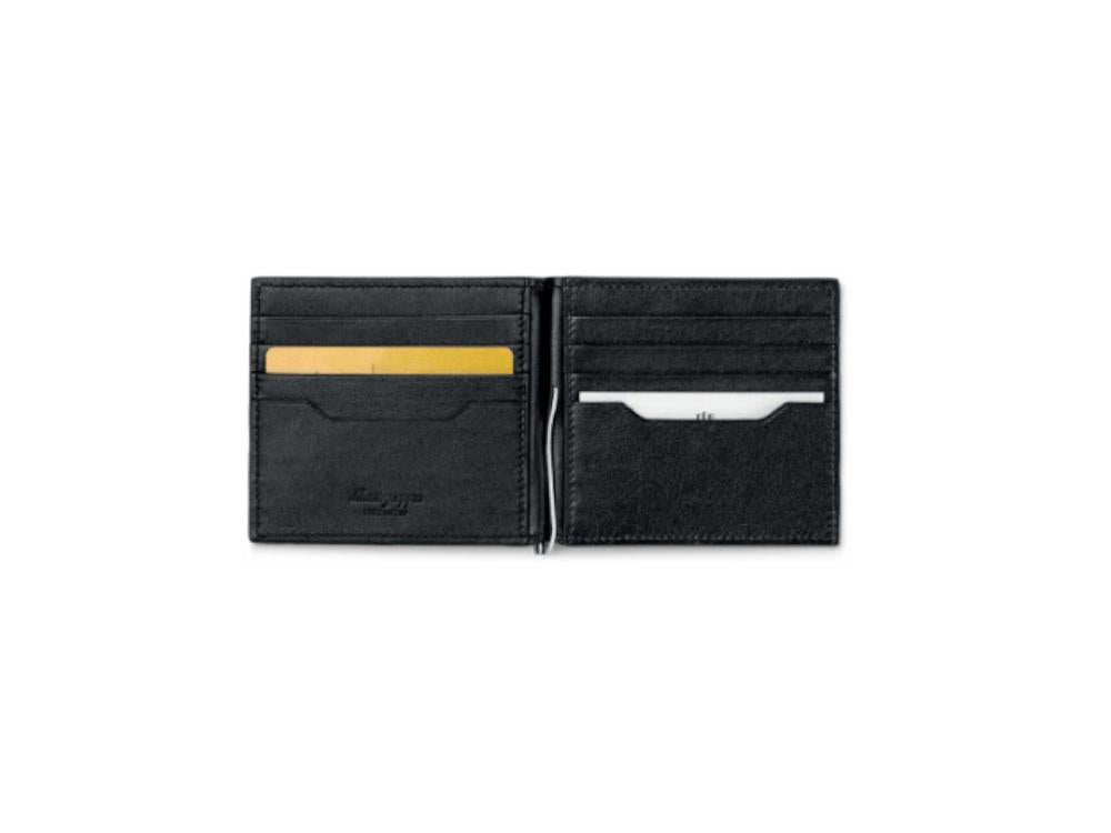 Portefeuille  Money Clip Montegrappa Signet Series, Noir, Cuir, IC00WA02