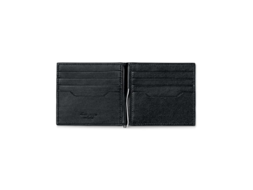Portefeuille  Money Clip Montegrappa Signet Series, Noir, Cuir, IC00WA02