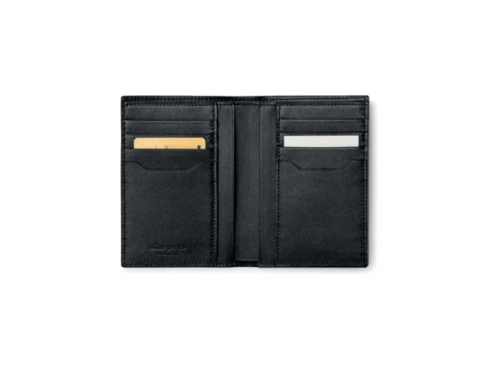 Portefeuille Montegrappa Signet Series, Noir, Cuir, Jacquard, IC00WA03