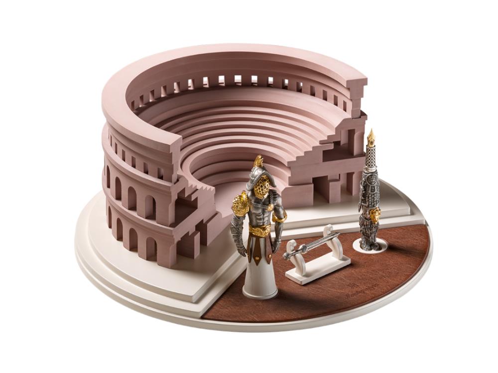 Stylo Plume Montegrappa Gladiator, Argent, Edition Limitée, ISGLN-SE