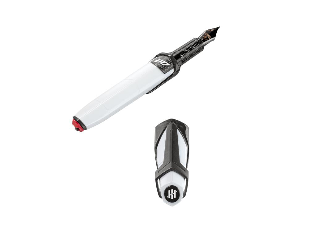 Stylo Montegrappa Automobili Lamborghini 60°Bianco Siderale LE, ISLAN-UW