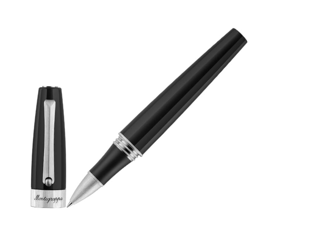 Roller Montegrappa Magnifica, Résine Noire, ISNGRRAC