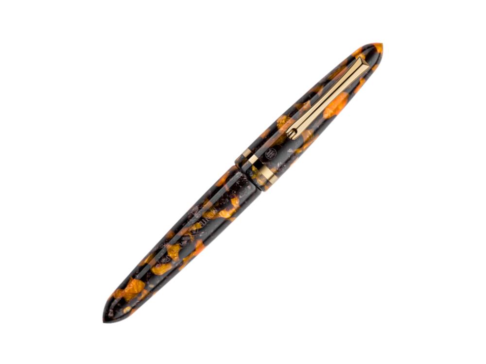 Stylo Plume Montegrappa Venetia Havana Amber, Or 14k Flex, ISVEN-XO
