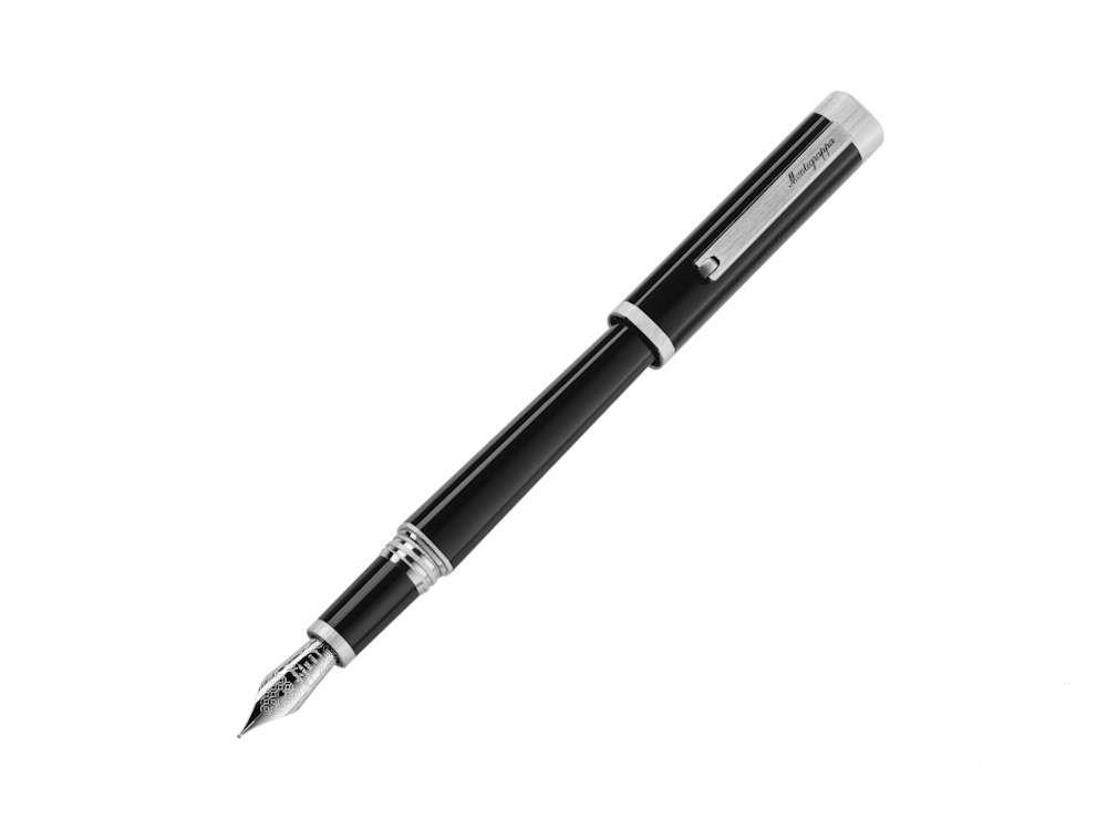 Stylo Plume Montegrappa Quattro, Attributs Palladium, Or 14k, ISZ4I-4P