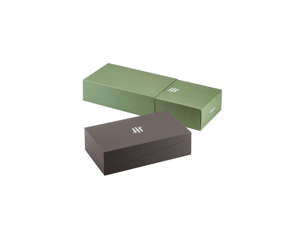 Stylo bille Montegrappa Quattro, Attributs Palladium, Noir, ISZ4IBIP