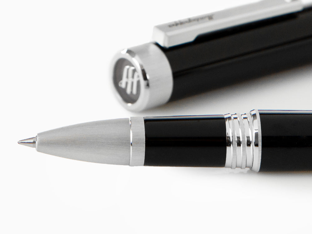 Roller Montegrappa Zero, Résine Noire, Palladium IP, ISZEIRIP