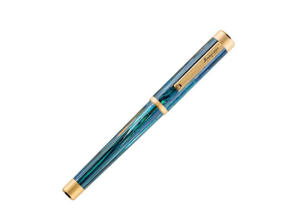 Stylo Plume Montegrappa Zero Zodiac Cancer,14K, LE, ISZEZ-4Y-G9
