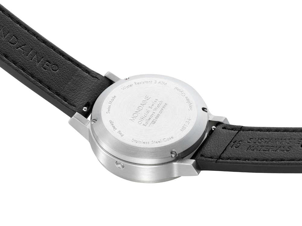 Montre à Quartz Mondaine SBB Stop2go, Noir, 34 mm, 3 atm, MST.34020.LBV.SET