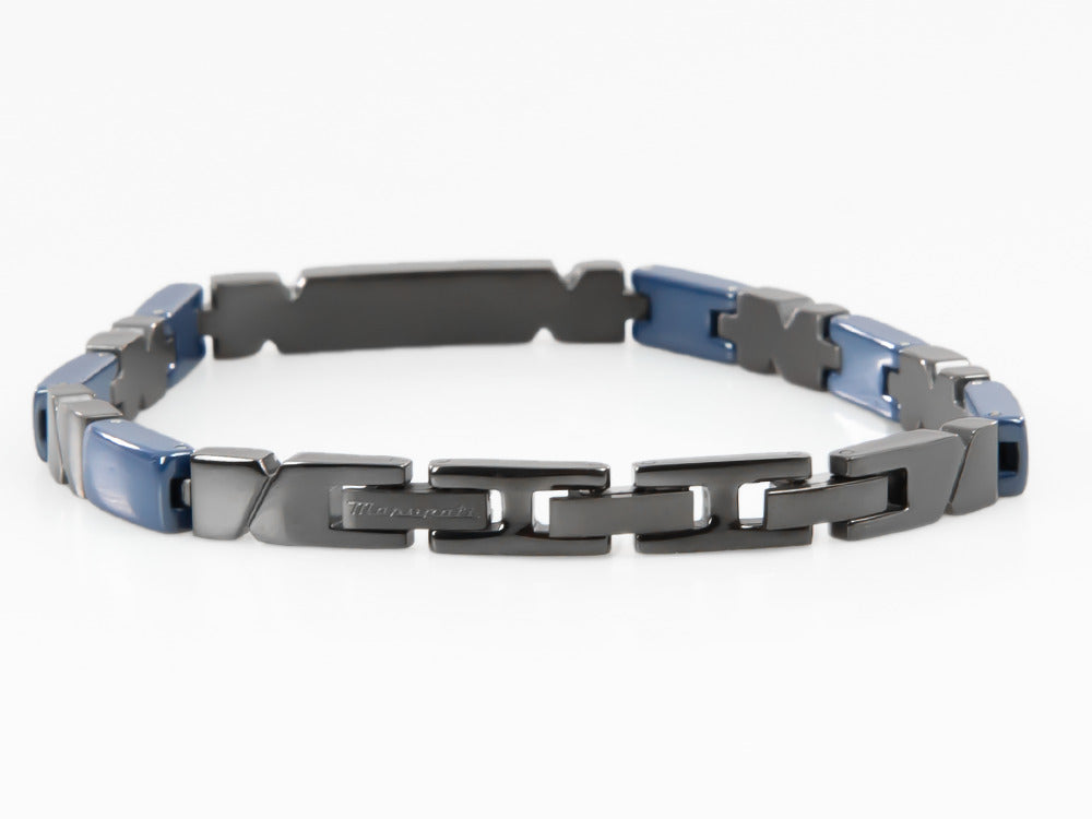 Bracelet Maserati Gioielli, Acier inoxidable, Noir et bleu, JM221ATZ01