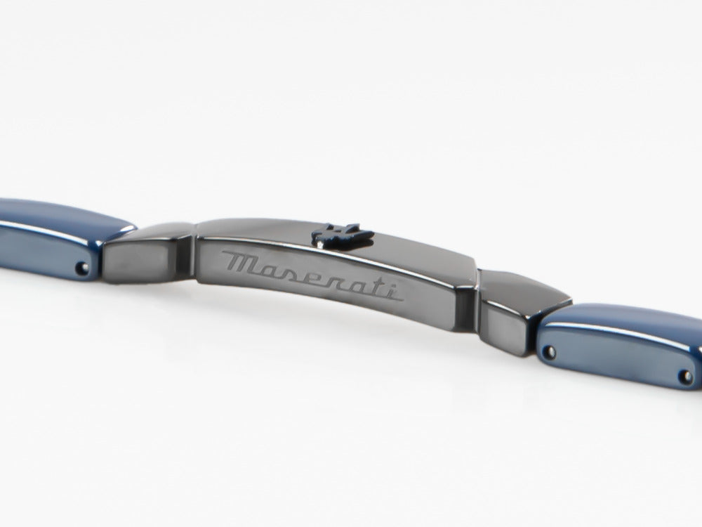 Bracelet Maserati Gioielli, Acier inoxidable, Noir et bleu, JM221ATZ01