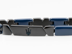 Bracelet Maserati Gioielli, Acier inoxidable, Noir et bleu, JM221ATZ01