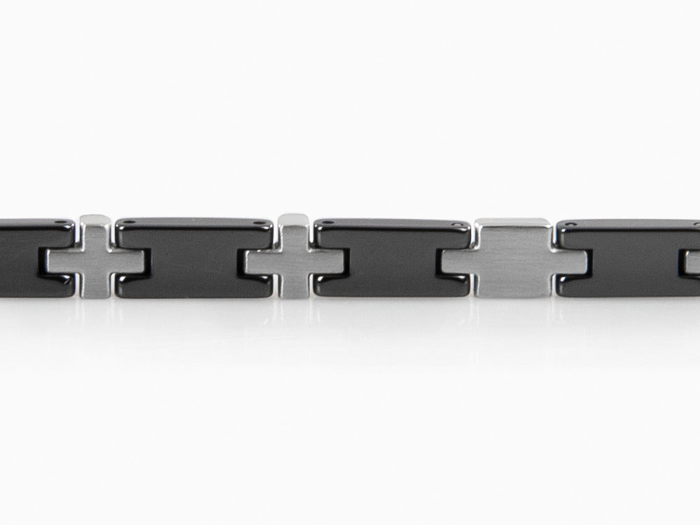 Bracelet Maserati Gioielli, Acier inoxidable, Noir, JM221ATZ04