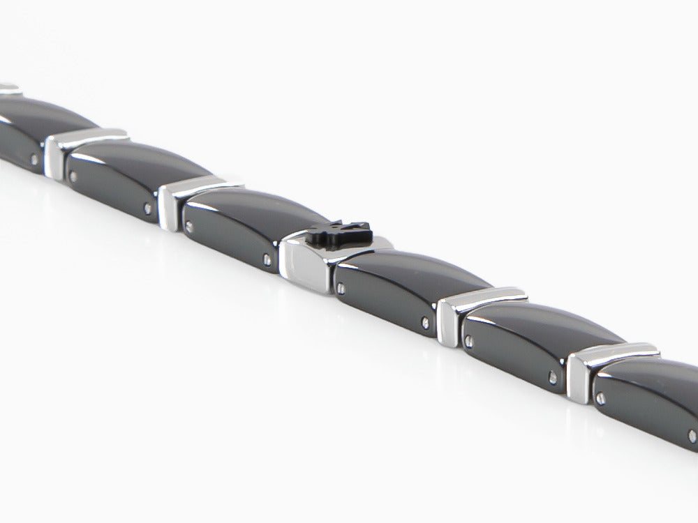 Bracelet Maserati Gioielli, Acier inoxidable, Noir, JM221ATZ04