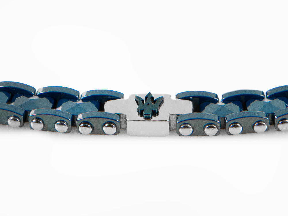 Bracelet Maserati Gioielli, Acier inoxidable, Bleu, PVD, JM422ATZ14