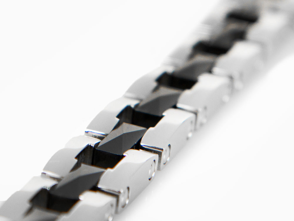 Bracelet Maserati Gioielli, Acier inoxidable, Argent, PVD, JM422ATZ16