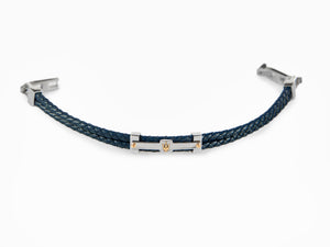 Bracelet Maserati Gioielli, Cuir, Bleu, PVD Or Rosé, JM422AVE10