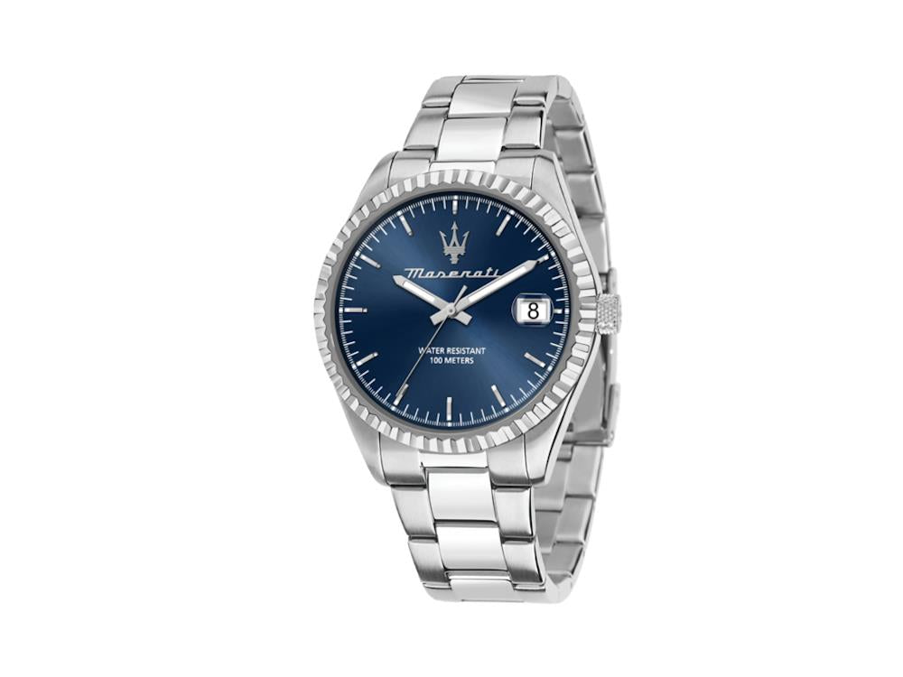 Montre à Quartz Maserati Competizione, Bleu, 43 mm, Verre minéral R8853100029