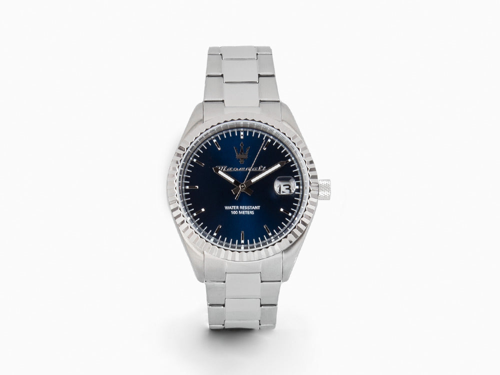 Montre à Quartz Maserati Competizione, Bleu, 43 mm, Verre minéral R8853100029