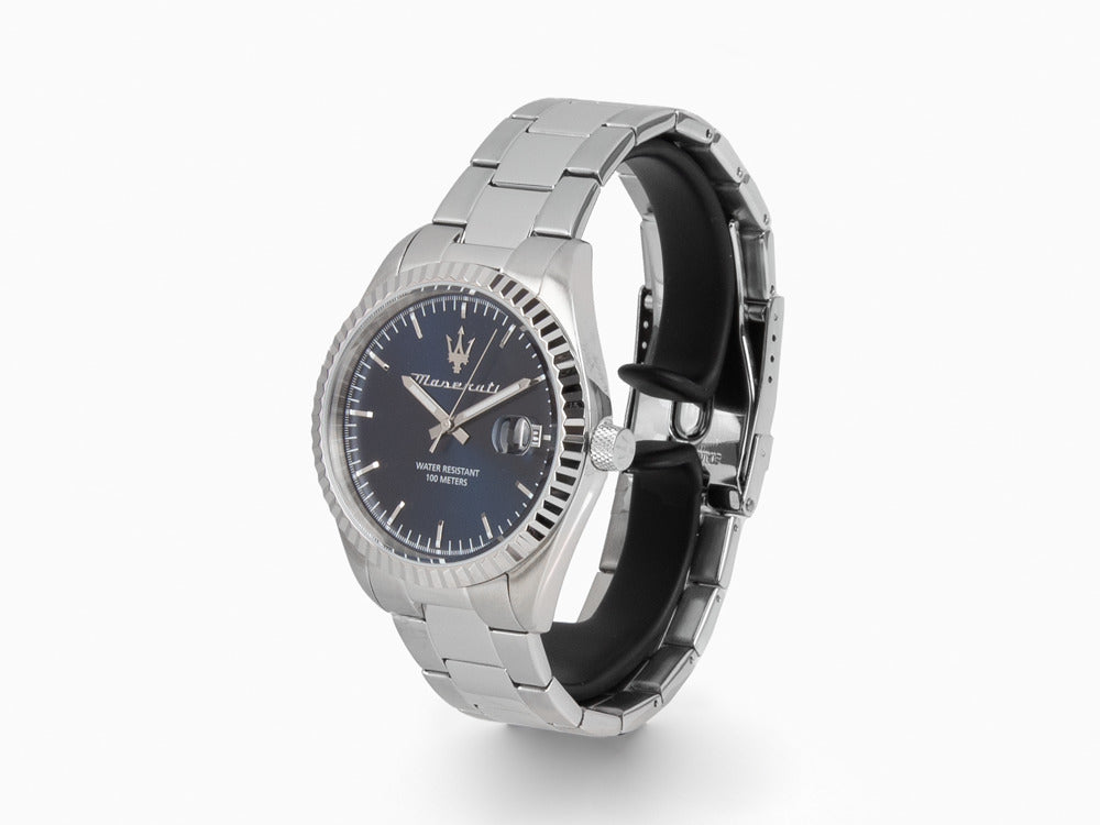 Montre à Quartz Maserati Competizione, Bleu, 43 mm, Verre minéral R8853100029