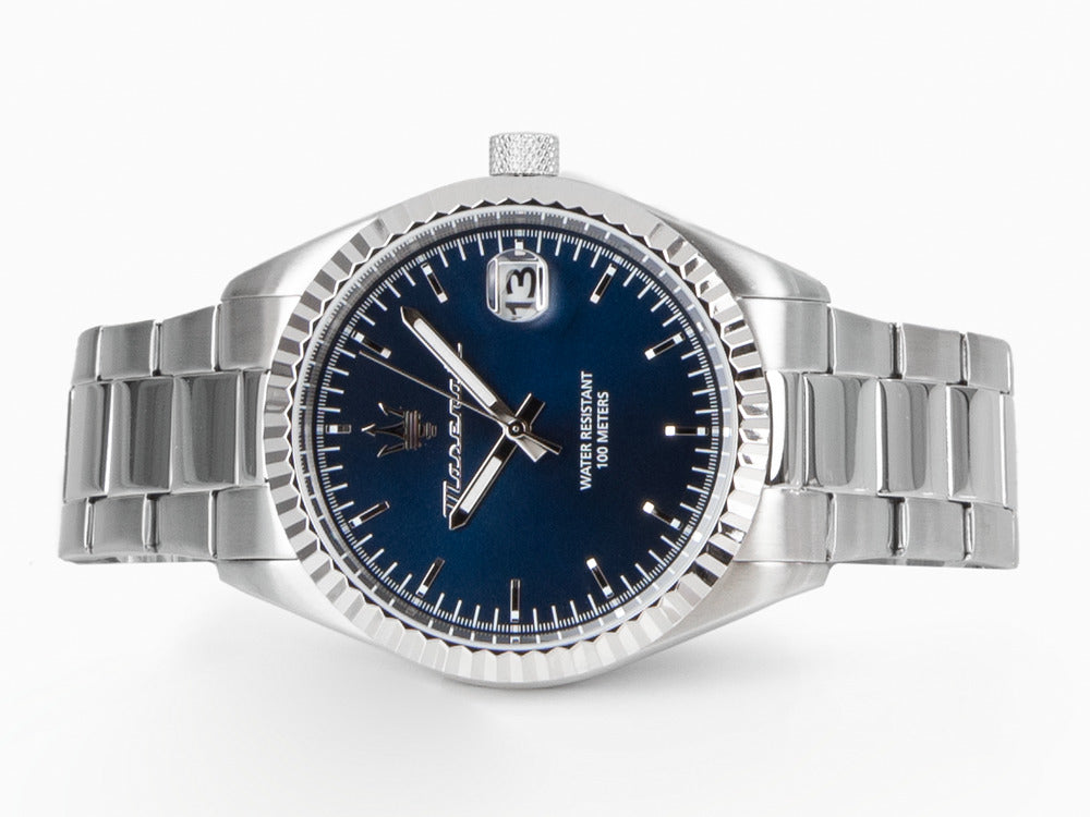 Montre à Quartz Maserati Competizione, Bleu, 43 mm, Verre minéral R8853100029
