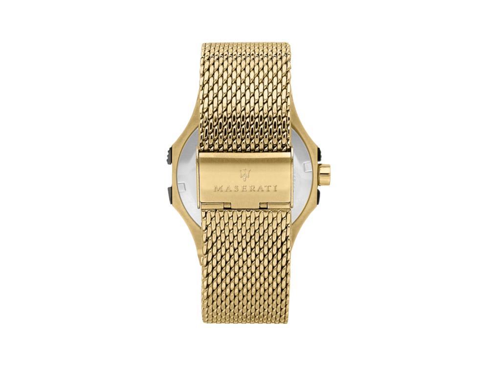 Montre à Quartz Maserati Potenza, Noir, 42 mm, Verre minéral, R8853108006