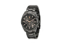 Montre à Quartz Maserati Attrazione, PVD Gun Metal, Noir, 43 mm, R8853121001