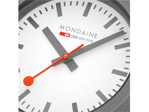 Montre à Quartz Mondaine Essence Grey, Écologique, Blanc, 32 mm, MS1.32110.LU