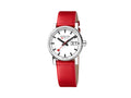 Montre à Quartz Mondaine SBB Evo2, Blanc, 30mm, Jour, Cuir, MSE.30210.LC