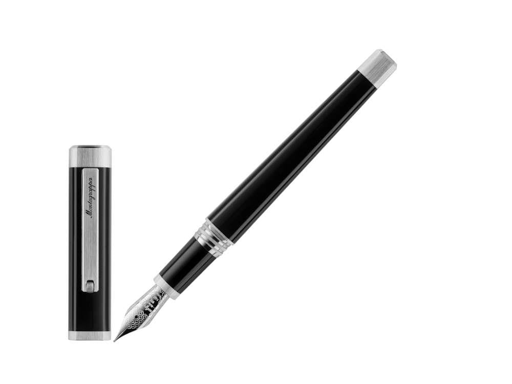 Stylo Plume Montegrappa Quattro, Attributs Palladium, Or 14k, ISZ4I-4P