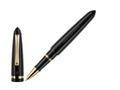 Roller Montegrappa Venetia, Résine Noire, Plaqué or, ISVENRAC