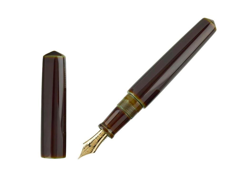 Stylo Plume Nakaya Cigar Piccolo, Heki-Tamenuri, Ebonite, Music