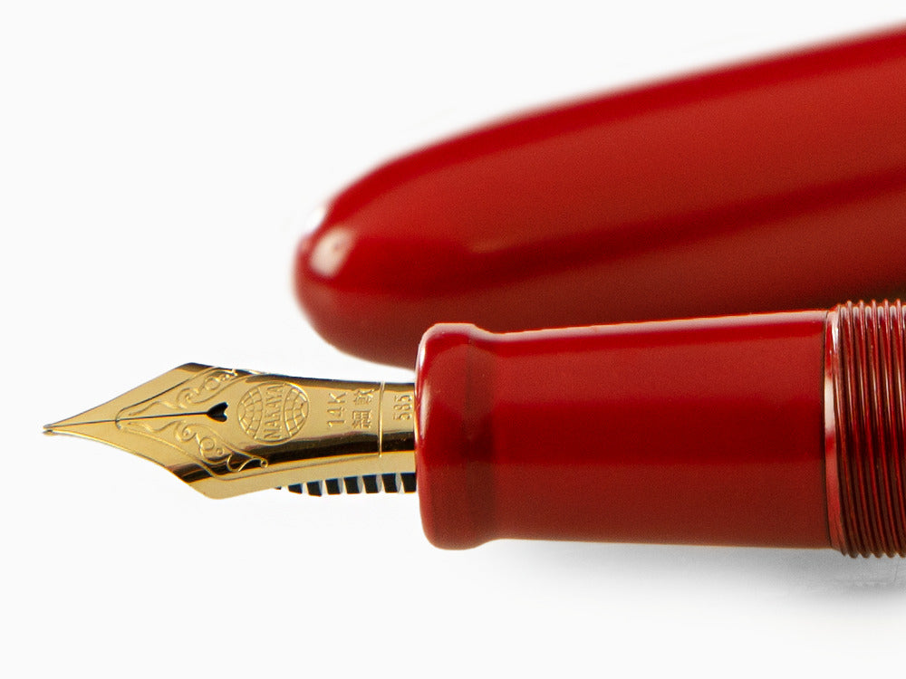 Stylo Plume Nakaya Cigar Portable Shu-nurippanashi, Ebonite, 17mm