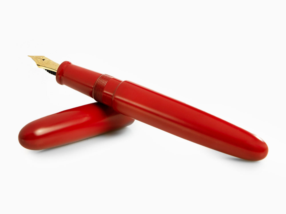 Stylo Plume Nakaya Cigar Portable Shu-nurippanashi, Ebonite, 17mm