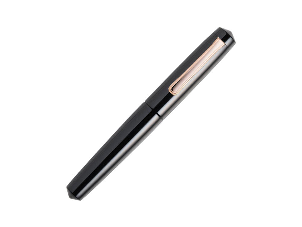 Stylo Plume Nakaya Writer Kuro-Roiro Noir, Piccolo, Ebonite, Or Rosé