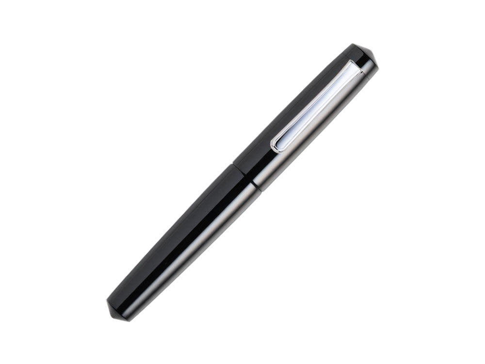 Stylo Plume Nakaya Writer Kuro-Roiro Noir, Piccolo, Plaqué rhodium