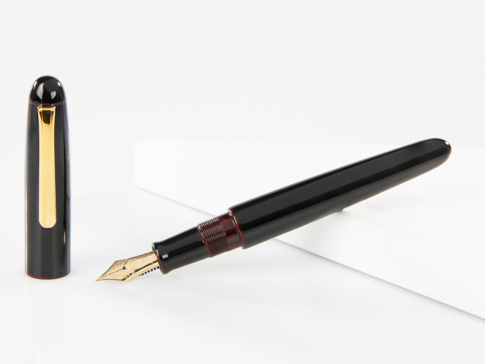 Stylo Plume Nakaya Writer, Kuro Tamenuri, Laque urushi sur ébonite