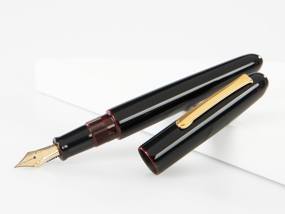 Stylo Plume Nakaya Writer, Kuro Tamenuri, Laque urushi sur ébonite