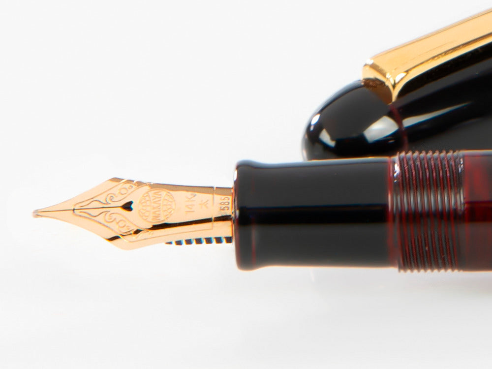 Stylo Plume Nakaya Writer, Kuro Tamenuri, Laque urushi sur ébonite