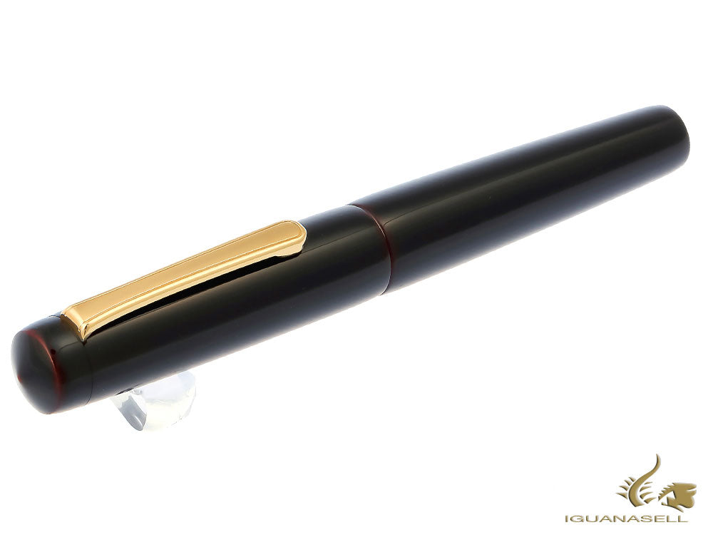Stylo Plume Nakaya Writer Kuro-Tamenuri, Piccolo, Or, Ebonite