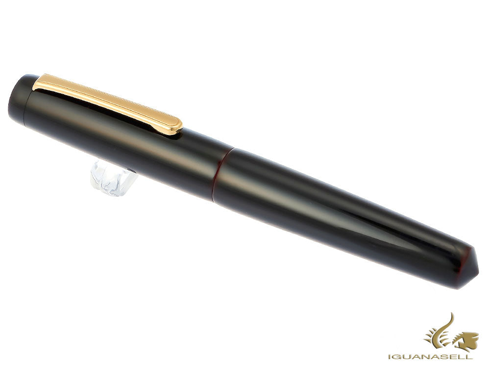 Stylo Plume Nakaya Writer Kuro-Tamenuri, Piccolo, Or, Ebonite