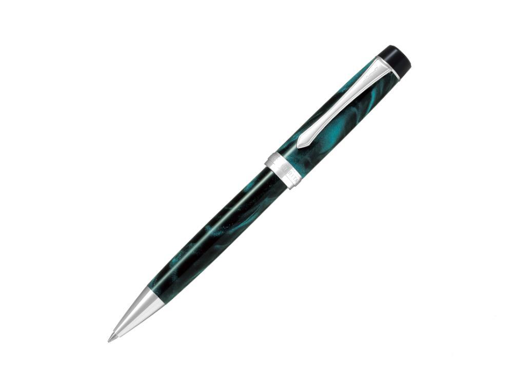 Stylo bille Pilot Custom Heritage SE, Résine, Rhodium, Vert, BKVH-15SR-MAG