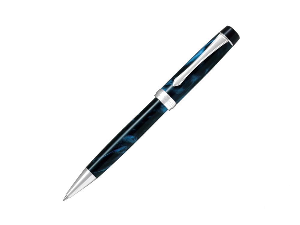 Stylo bille Pilot Custom Heritage SE, Résine, Rhodium, Bleu, BKVH-15SR-MAL