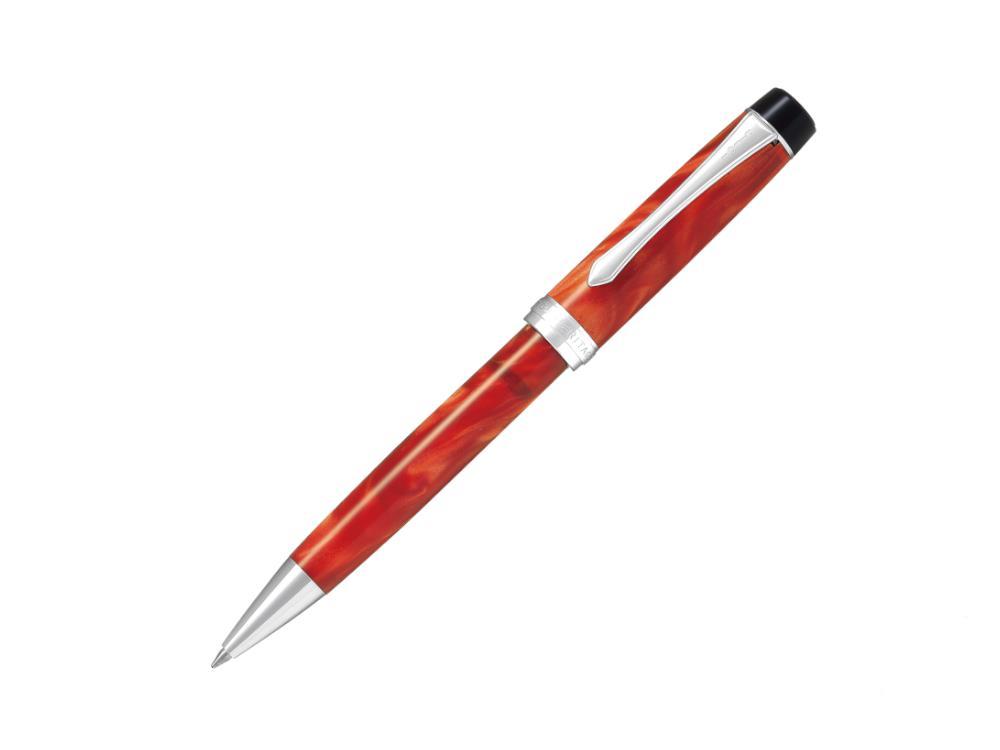 Stylo bille Pilot Custom Heritage SE, Résine, Rhodium, Orange, BKVH-15SR-MAO